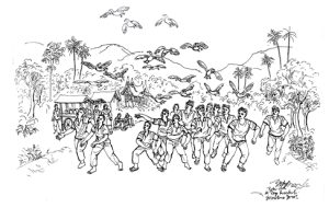 Mencermati Peristiwa Budaya dalam Sketsa Body Dharma 3 muharyadi4