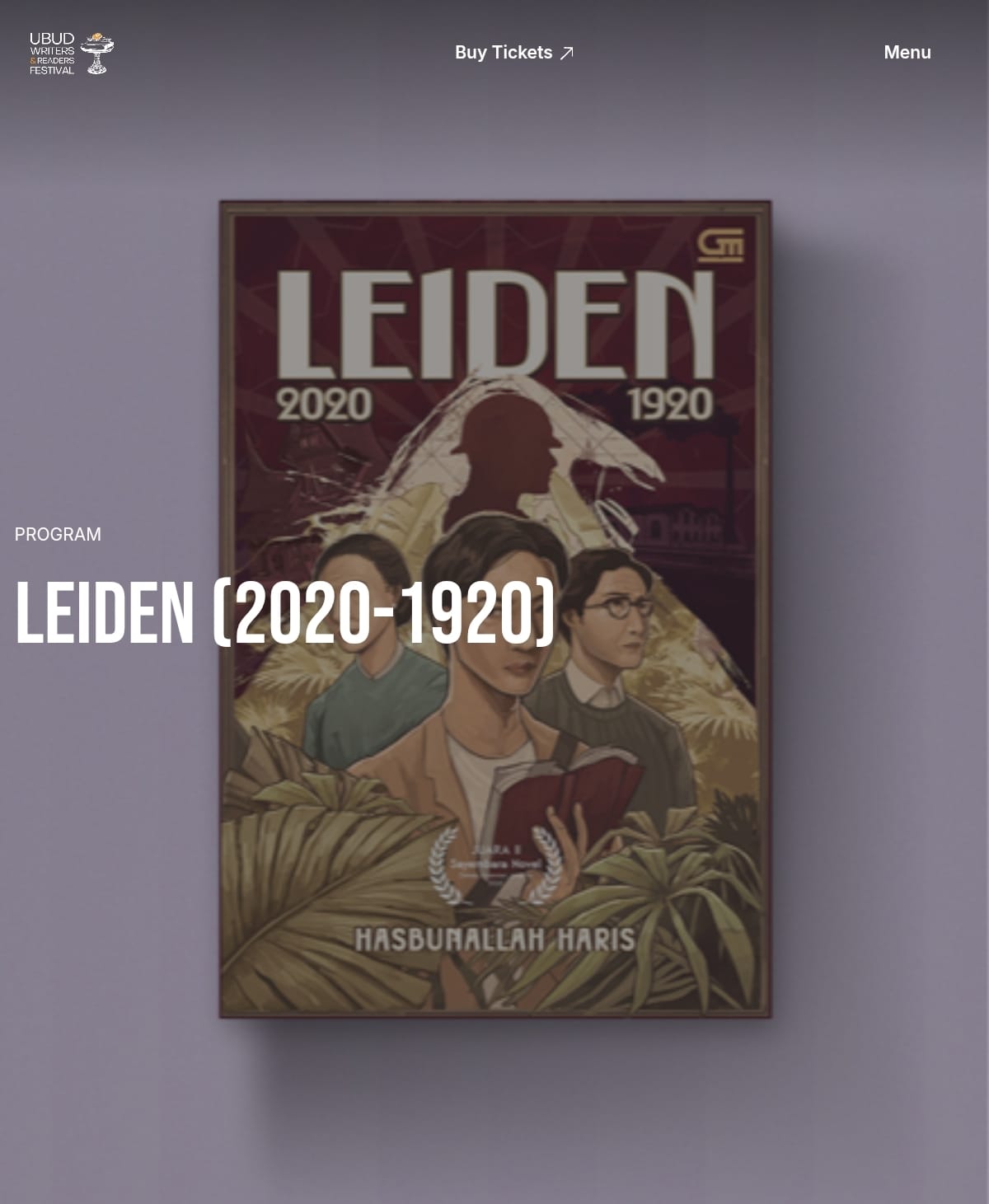 Hasbunallah Haris Bakal Launching Novel Leiden (2020-1920) di Ubud, Bali 1 WhatsApp Image 2025 09 13 at 11.58.11