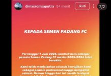 Eks Semen Padang FC Tagih Tunggakan Gaji